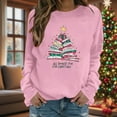 thumbnail image 6 of Womens Sweatshirt Christmas Trendy Funny Holiday Pullover Vintage Winter Xmas Pattern Shirt Casual Loose Shirts Crew Neck Vacation Tops 2025, 6 of 6