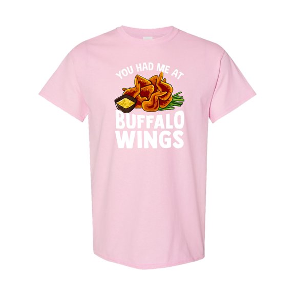 Inktastic Buffalo Wings Game Day Snack T-Shirt