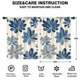 thumbnail image 2 of Blackout Kids Curtains,Blue Pioneer Flower Childrens Insulated Curtains Set Of 2,Bedroom Essentials,Toddler Room Decor 42x54in(106x137cm), 2 of 4