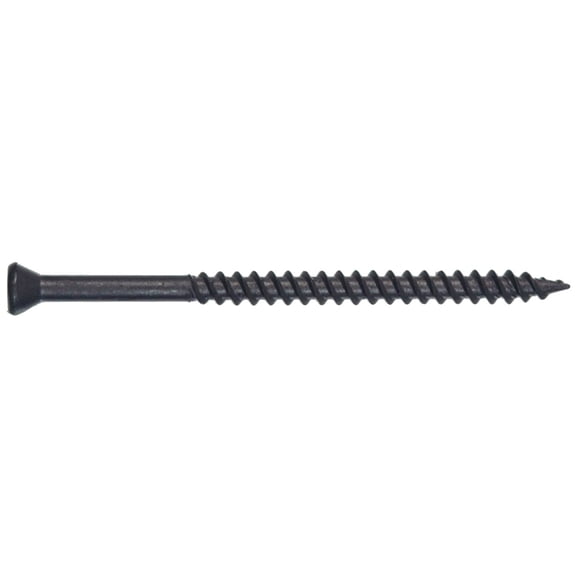 Fasntite Trim Screws, Black, Phosphate, 2.25 X #6, 50 PK., Hillman, 41906