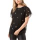thumbnail image 1 of Rachel Roy Blusa tejida con estrellas para mujer, negro, XS, 1 of 1