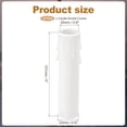 thumbnail image 7 of Uxcell 4 Inch Tall Candle Covers Sleeves 12Pcs Plastic E12 Chandelier Socket Sleeves Drip Candle Socket Covers Bulb, White, 7 of 7