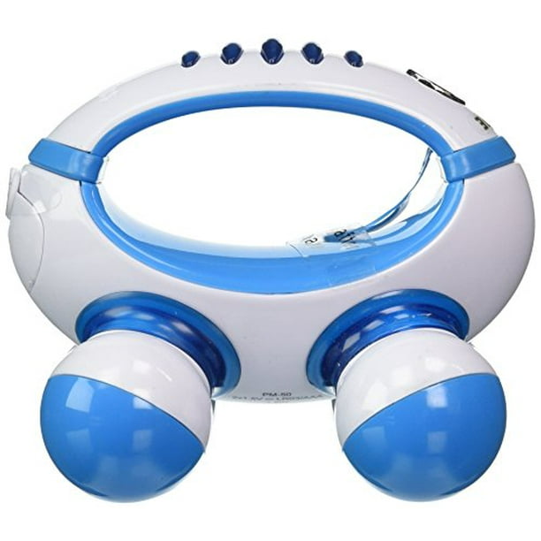 Homedics PM50 Hand Held Mini Massager with Hand Grip, Battery Operated
