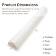 thumbnail image 5 of YIHATA Protector de cama para niños pequeños, 1 paquete de barandilla de cama para niños pequeños, barandilla de seguridad de espuma para cama para niños con funda antideslizante, resistente al agua y, 5 of 5