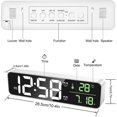 thumbnail image 3 of Reloj despertador digital, pantalla grande digital LED, 3 of 3