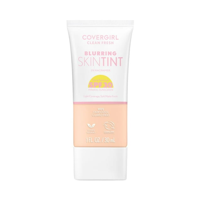 Base de maquillaje líquida COVERGIRL Clean Fresh Blurring 405 Fair