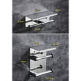 thumbnail image 4 of Mistaha Stainless Steel Tissue Rack Bathroom Multifunctional Anti-Rust Wall Mounted Paper Towel Holder with Mobile-Phone, 4 of 8