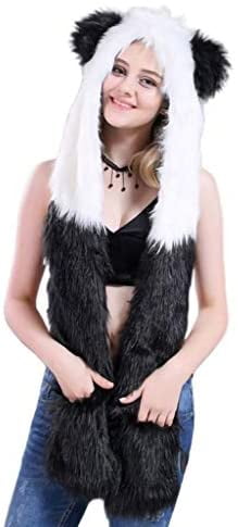 IronBuddy Faux Fur Hat Headband, Scarf 