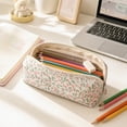 thumbnail image 4 of Linnome Colorful Pencil Pouch Makeup Brush Bag for Home Office Travel Portable Stationery Organizer 6.69x2.76x2.36 Inch, 4 of 7