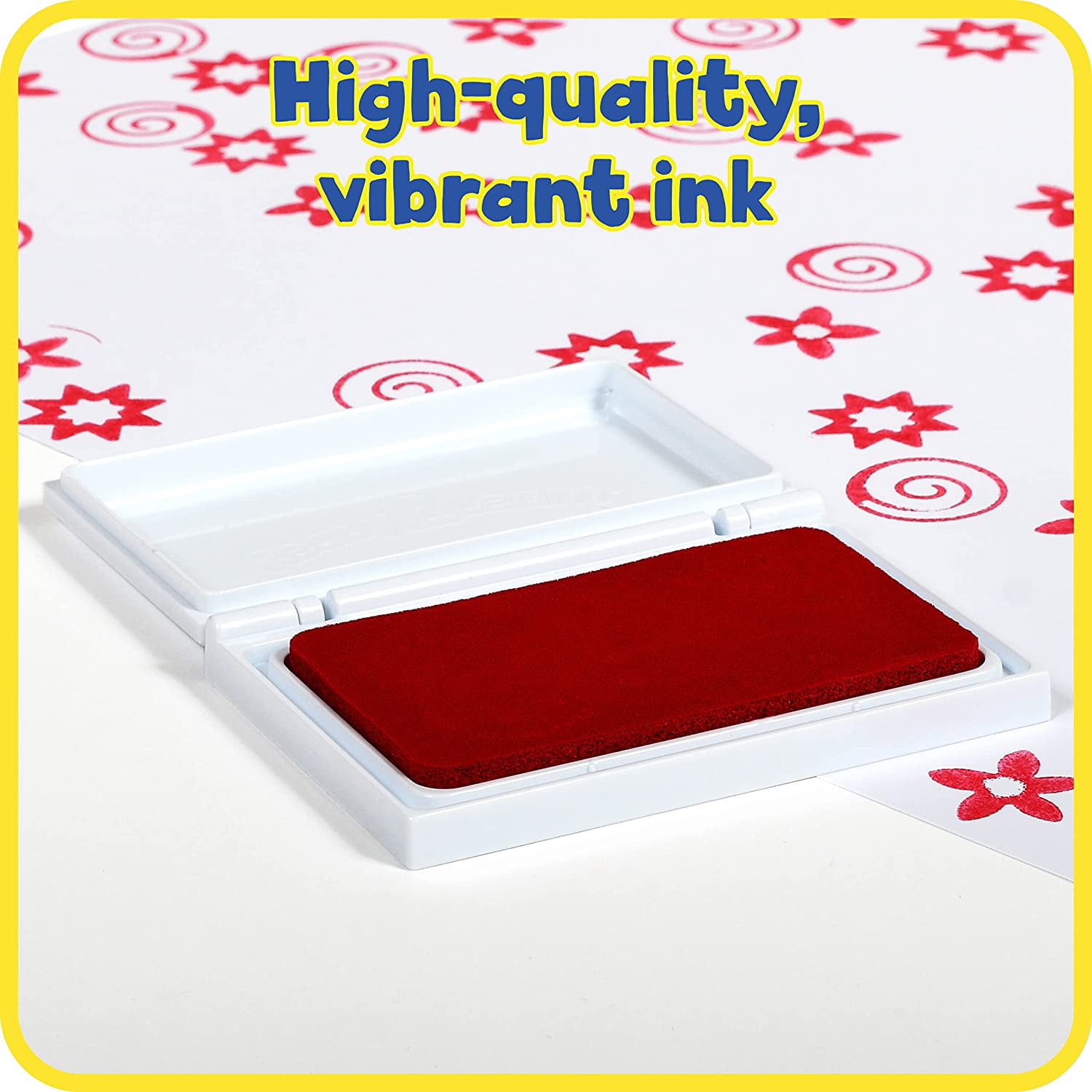 Washable Stamp Pad, Strawberry Scent, Red 