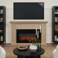 thumbnail image 3 of Real Flame Alcott 75" Landscape Electric Fireplace in White Oak, 3 of 9