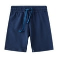 thumbnail image 4 of Rhuody Boys Outfits 4-5 Years Short Sleeve Top Shorts Cartoon Pattern Round Neck Clothes Set Retro Daily Wear Navy, 4 of 6