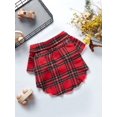 thumbnail image 2 of PETSIN Christmas Red Plaid Pet Shirt, 2 of 3
