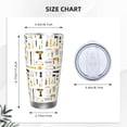 thumbnail image 4 of Daiia Cartoon Color repair Tool Printed 20oz Insulated Coffee Cup with Straw Topper, Fully Spill Proof Travel Coffee Mug, Stainless Steel Tumbler for Work Home Outdoor Car-Straw, 4 of 8