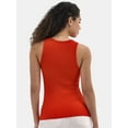 thumbnail image 3 of No Boundaries Ribbed High Neck Tank Top, Women's, 3 of 5