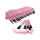 thumbnail image 1 of Set de 32 brochas de maquillaje profesionales de piel sintética rosa, 1 of 1