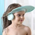 thumbnail image 2 of Children Bath Shower Cap Wash Shampoo Visor Shield Hat Prevent Water Entering The Eyes And Ears Bathing Tub Head Hair Rinser Protection Kids Toddler, 2 of 5