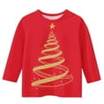 thumbnail image 3 of DxhmoneyHX Christmas Shirts for Girls Holiday Cute Graphic Tees Fall&nbsp;Winter 3/4 Sleeve Tops Fashion Red Wine Glass Crewneck&nbsp;Sweatshirt Size 9-10Years, 3 of 3