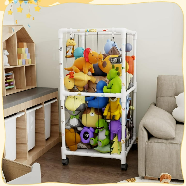 Soft Toys Animal Storage Diy Stuffed Animal Storage My Zoo Toy Box
