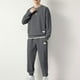 thumbnail image 1 of Yaoyar Men's Tracksuit Solid Color 2 Piece Long Sleeve Pullover Jogging Tracksuit Athletic running Casual Sportswear, 1 of 3
