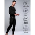 thumbnail image 2 of Mossy Oak Men’s Base Layers Set Compression Pants & Shirt Thermal Wear for Men, Black Large, 2 of 7
