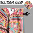 thumbnail image 4 of Tranquil Fantasy Curtains - Mandala Print 3-Piece Blackout Set for Bedroom/Home Office, 4 of 5