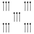 thumbnail image 1 of Qarigey Cepillo de 3 piezas para el cuidado fácil de limpiar cepillo de doble cara accesorios para mascotas peine de pestañas elegante negro Type2 NO2, 1 of 6
