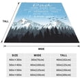 thumbnail image 4 of Dad Gifts Blanket,Valentines Day Birthday Gifts for Dad from Daughter Son 60"x80" Soft Warm Throw Blanket,Father Daddy Birthday Gifts from Kids,Best Dad Ever Gifts Throw Blanket, 4 of 6