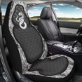 thumbnail image 4 of Uourmeti Snake Skin Reptile Print Front Car Seat Cover Anti Slip Seat Covers for Cars Premium Perfect Fit 1 Piece Compatible with Auto Vehicle, 4 of 6