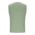 thumbnail image 4 of WIZUTIZ Men's Tank Tops Cotton Linen Shirts Casual Sleeveless Shirt Lace Up Beach Hippie Tank Top, S-5XL, 4 of 4