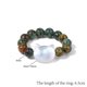 thumbnail image 4 of Anillo de cuentas redondas de 4mm para mujeres y hombres, anillos colgantes de gato de concha Natural, anillos de energía de Yoga Reiki, regalos para joyería de Navidad, venta al por mayor, 4 of 4