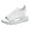 1White, variant on Women's Orthopedic Wedge Sandals Peep Toe Tennis Shoes Elastic Knit Mesh Cutout Sneakers