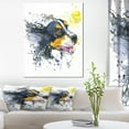 thumbnail image 1 of Design Art - Dog and Yellow Ball Watercolor, 1 of 4