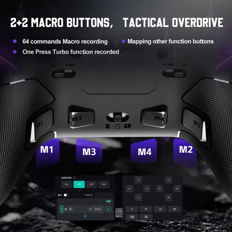 PXN P5 8K Wireless Gaming Controller, Capacitive Joystick, 2.4G PC