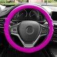 thumbnail image 3 of FH Group, Silicone Steering wheel cover Grip Marks Design Hot Pink for Auto, 3 of 4