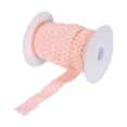thumbnail image 1 of Unique Bargains Lace Ribbon 16 Yards 3/4' Double Crown Edges Elastic Lace Trim for Craft,Gift Wrappers,Headbands(Apricot), 1 of 5