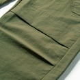 thumbnail image 6 of UVEASISHA Hiking Pants for Men Lightweight Quick Dry Cargo Pants Drawstring Elastic Waist Work Pants Loose Fit Outdoor Trousers with Pockets Sales Today,Army Green,M, 6 of 8