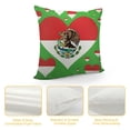 thumbnail image 4 of ARISTURING Throw Pillow Cases Mexican Flag Pillow Covers Rectangular Pillowcase Set of  Soft Decorative Throw Cushion Covers  with Zipper for Couch Office Sofa Bed Home Party Decorations, 4 of 5
