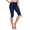 Navy, variant on Hilor Women's Rash Guard Board Shorts UPF50 Sports Capris Swim Bottom Skinny Surfing Tights Leggings