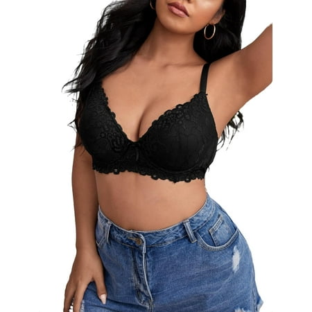 

A Piece Black Plus Size Bras & Bralettes (Women s)