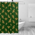 thumbnail image 2 of Honeii Hohey Bee Print Shower Curtain 72x72in,Bathroom Curtain,Waterproof Fabric Shower Curtain Set with Hooks, 2 of 5