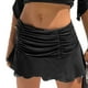 thumbnail image 1 of Txlixc Falda con dobladillo plisado informal para mujer, falda corta con cintura elástica de color sólido Txlixc Sexy, 1 of 8