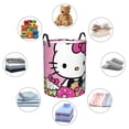 thumbnail image 4 of Hello Kitty Laundry Hamper, Dirty Clothes Hamper Storage Basket for Bathroom Bedrooms, Circular Hamper with Handles, Gifts for Boys Girls Men Women, 4 of 8
