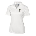 thumbnail image 2 of Women's Cutter & Buck White Georgia Tech Yellow Jackets CB DryTec Genre Textured Solid Polo, 2 of 3