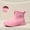 Pink, variant on Crunowin Women's Ankle Rain Boots, Non-Slip Everyday Short Low-Cut All-Season Wear Outdoor Shoes Brown 9