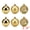 Gold 2.4", variant on Unique Bargains 6 Pack Electroplated Sphere Orbs Decorative Christmas Ornaments Gold 2.4"