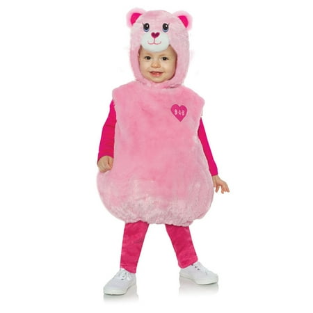 Pink Cuddles Teddy Girls Build A Bear Workshop Belly Baby Plush