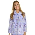 thumbnail image 1 of Angelina Mix-and-Match Plush Pajama Bed Jacket (1-Pack), 1 of 3