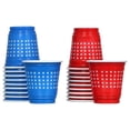 thumbnail image 6 of 120 Pack USA Patriotic Star Plastic 2oz Shot Cups – Red White & Blue Mini Party Cups w/Stars – 4th of July, Memorial Day, Labor Day, BBQs, Tailgates, & American-Themed Celebrations, 6 of 7
