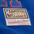 thumbnail image 5 of Unisex Mitchell & Ness-Blue New York Knicks Hardwood Classics Split 3 Pullover Sweatshirt, 5 of 5